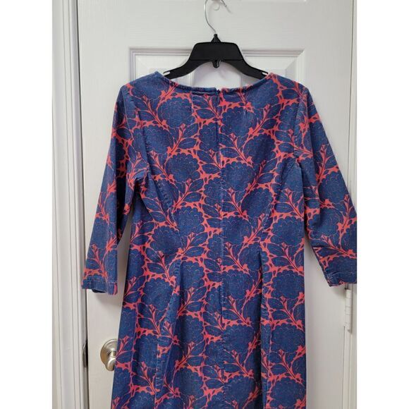 Boden Floral Fited Dress 6 - Picture 3 of 6